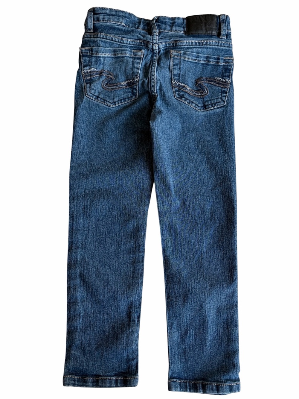 Silver Jeans Co. 5-Pocket Medium Wash Kids Blue Jeans Boys 6 - Picture 3 of 12